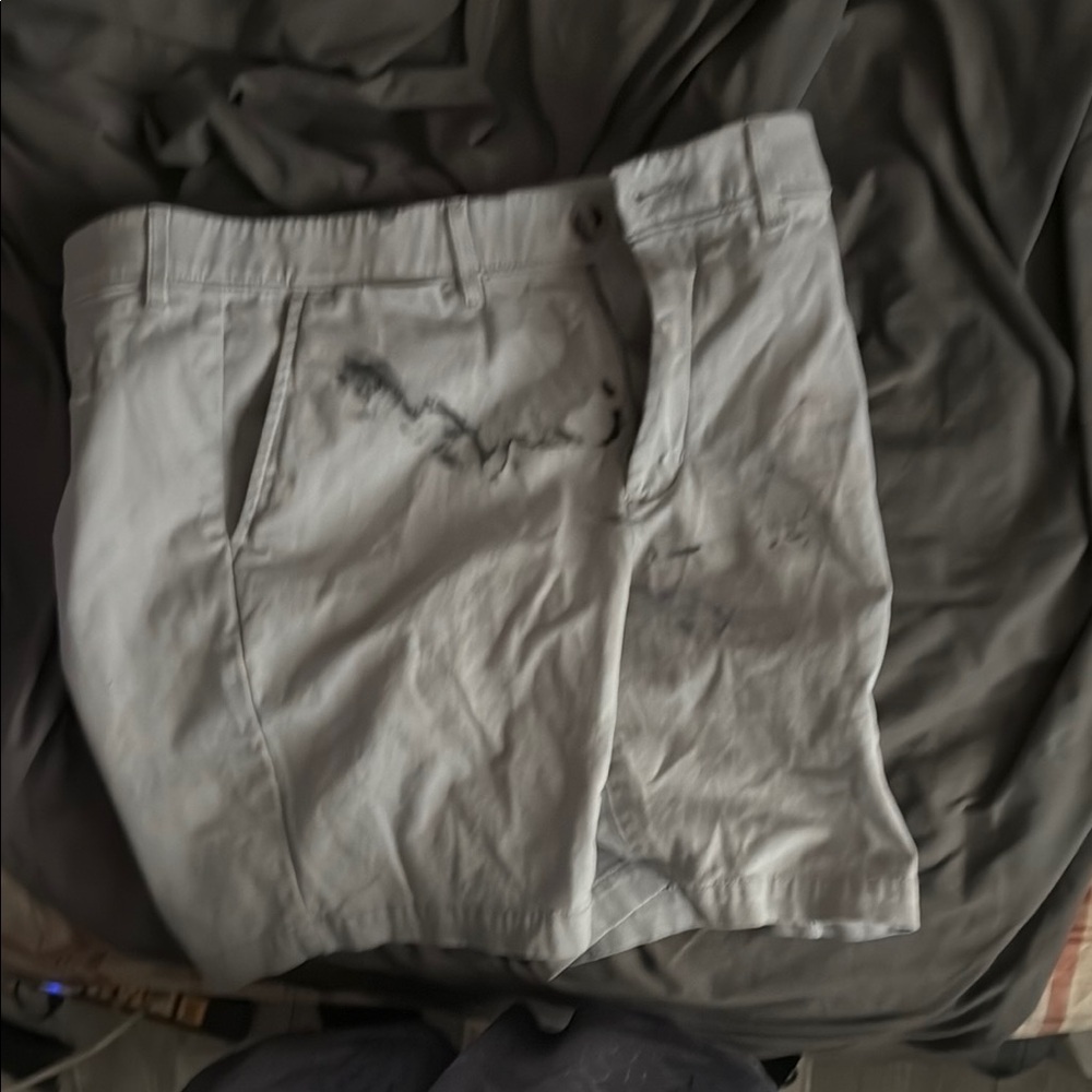 Gray Casual Shorts